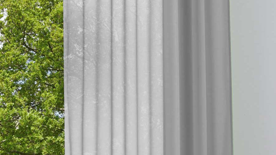 1er-Pack Gardine Transparent Vorhang Wohnzimmer Voile Schlaufenschal 202076