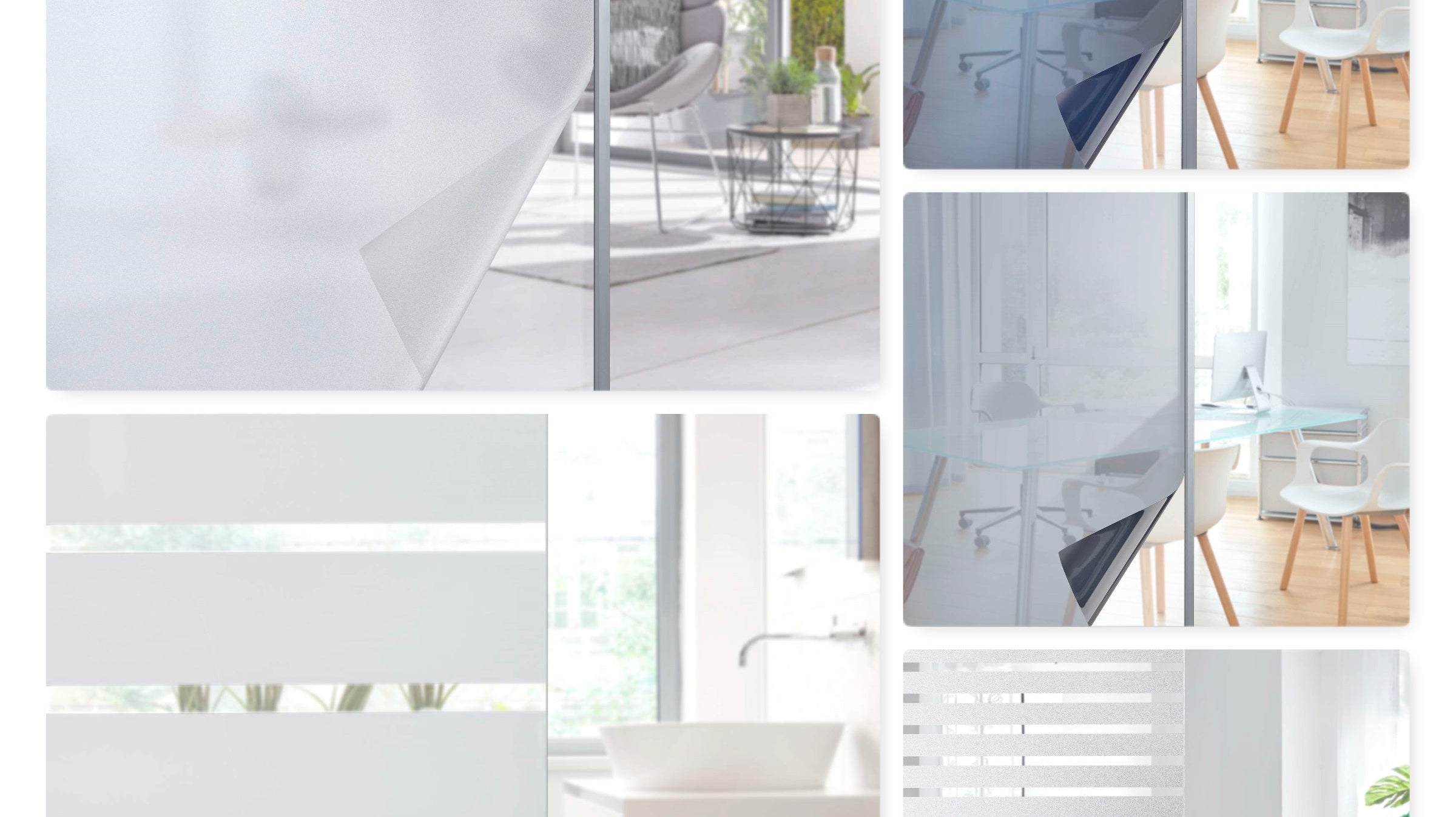 Fensterfolie selbsthaftend Sichtschutzfolie Anti-UV statische Haftung Folie selbstklebend 201916000