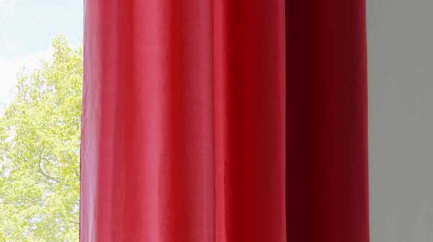 1er Set Vorhänge Schal Ösen »Berlin« Microsatin Lichtdurchlässig Uni Matt 20405N