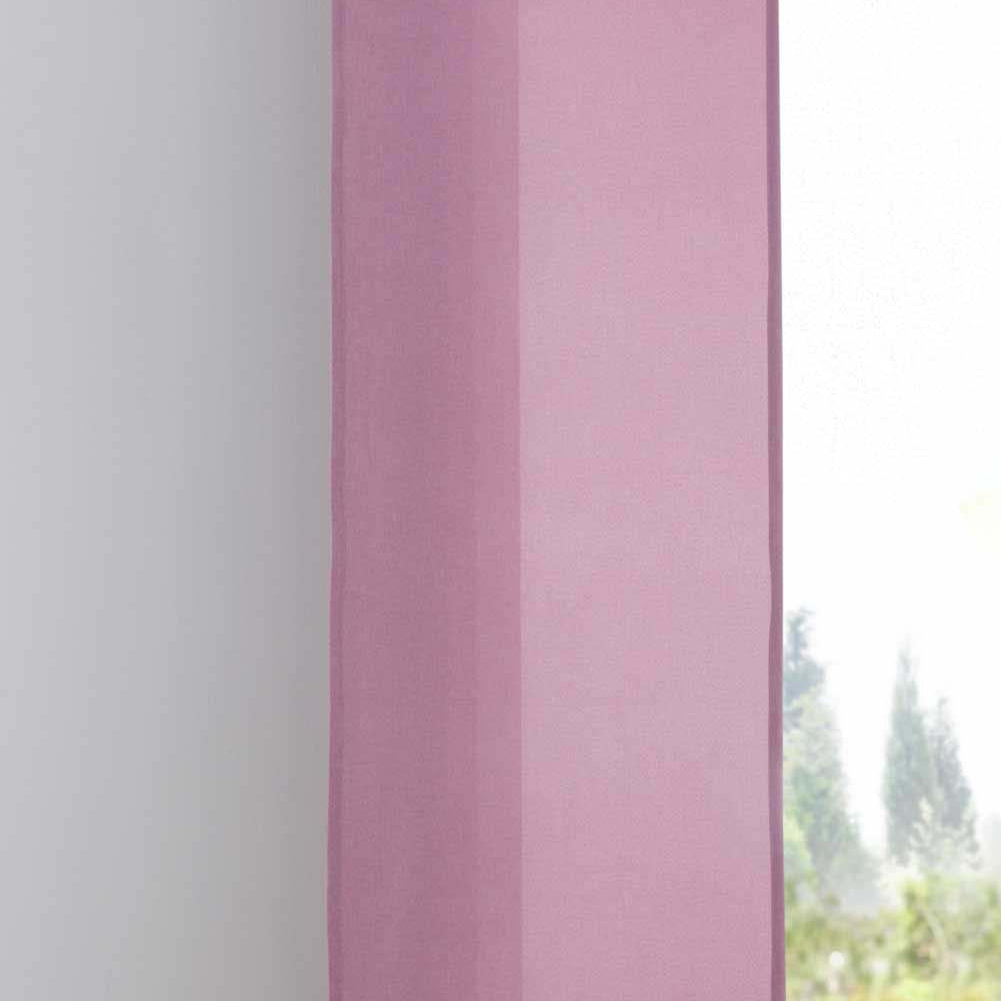 Flächenvorhang Schiebegardine Cationic blickdicht Leinen Optik natura seidenmatt Landhaus Stil 204411