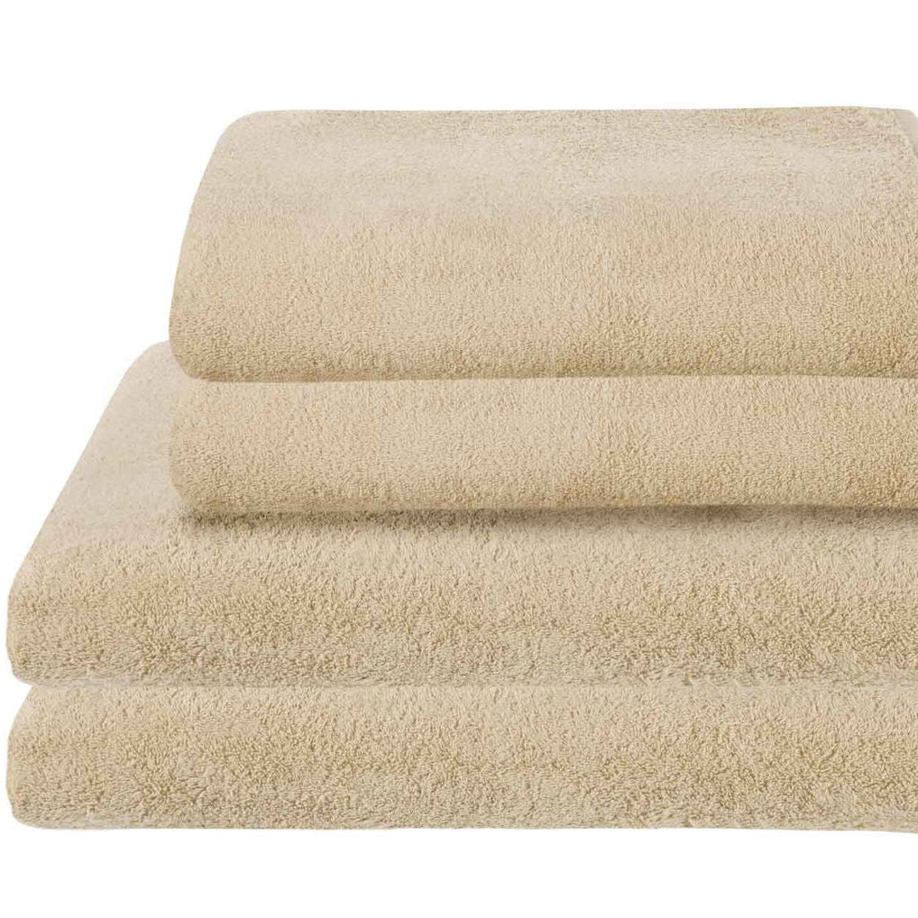 4er Set 2 Badetücher BxL 70x140 cm 2 Saunatücher 100x150 cm »Montreal« 100% Bio Baumwolle 500grm² Nachhaltig 2020103-4-4er