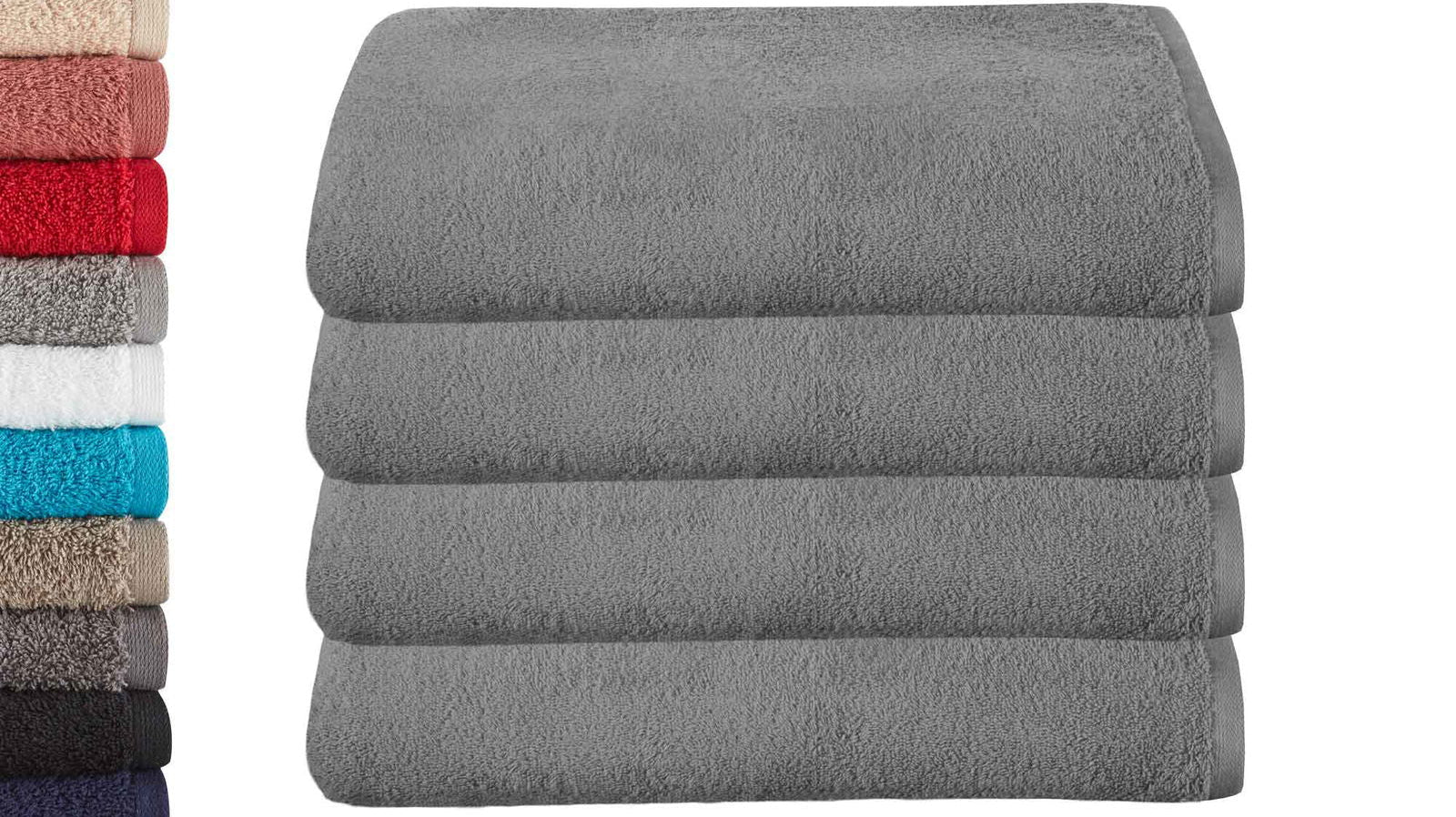 4er Set Badetücher »Montreal« 500 gm² 100% Bio Baumwolle Made in Green 2020103-4er