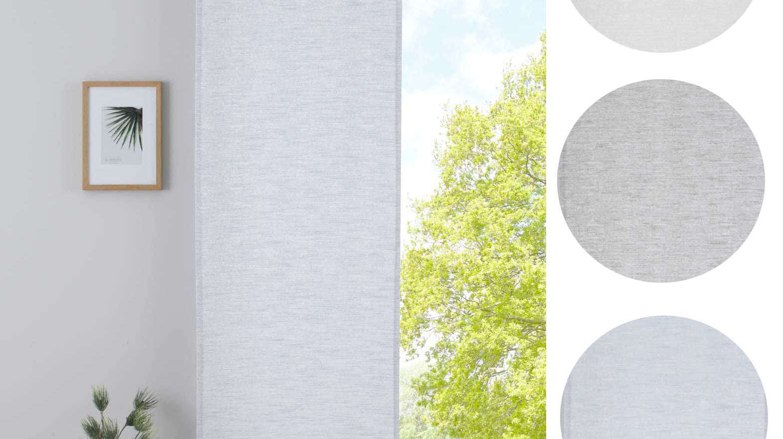 Flächenvorhang mit Jacquardmusterung und Effektgarn »Sivas« Schiebegardine Paneelwagen Moderne Optik 20190351