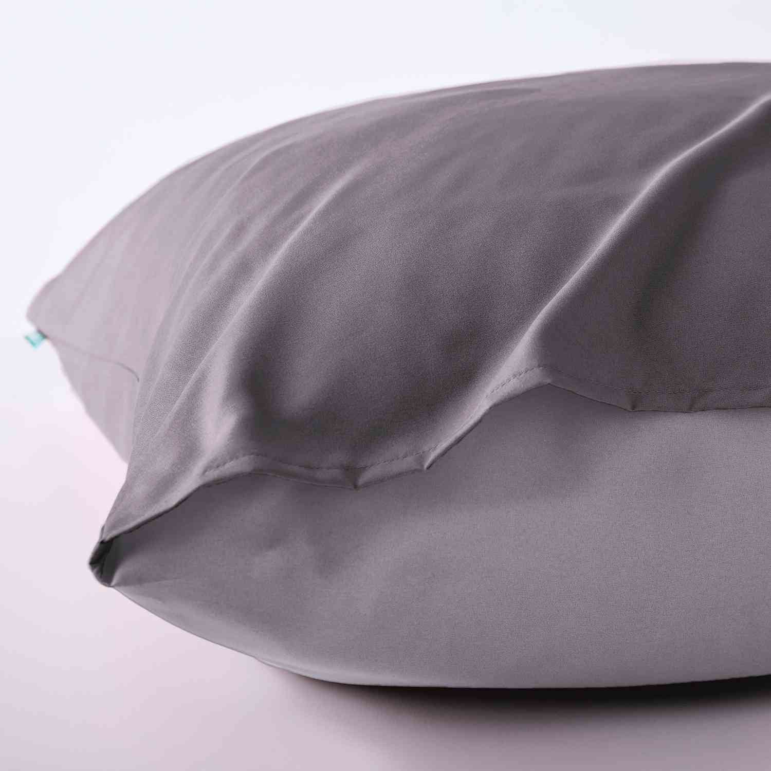 Bio Baumwolle Bettwäsche Set »Bremen« Kissenbezug Bettbezug Reißverschluss Hautfreundlich 202091 Bettwäsche 00_202090_08-Dunkelgrau-Grau_1 | Gardinenbox.de