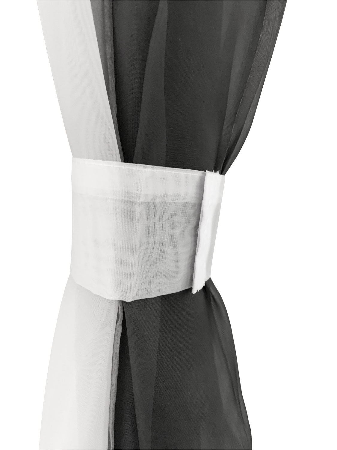 2er Pack Gardinen Vertikal Farbverlauf Druck Transparent »Modena« mit Ösen und Raffhalter, Vorhang, Dekoschal 10000183 Gardinen Set 10000138_raffhalter_2 | Gardinenbox.de