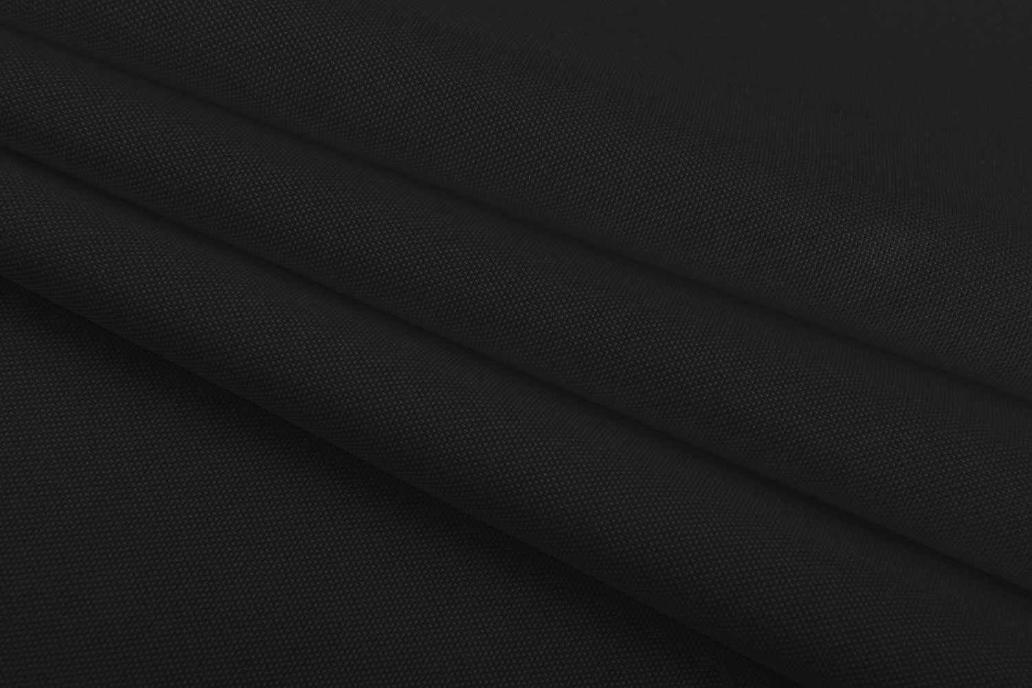 2er Pack Flächenvorhänge Schiebegardinen komplett Set Cationic blickdicht Leinen Optik natura seidenmatt Landhaus Stil 204411-2 Schiebegardine 10000265_fabric_schwarz_1_1 | Gardinenbox.de