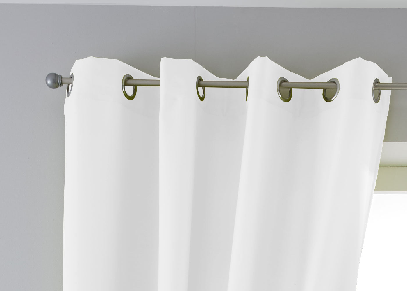 Vorhang Blickdicht Gardine Matt Lichtdurchlässig »PALERMO« mit Ösen und Raffhalter Dekoschal 10000265 Vorhang 10000265oesen_weiss_8eaf710b-d972-4e54-b830-07371f8f296a | Gardinenbox.de