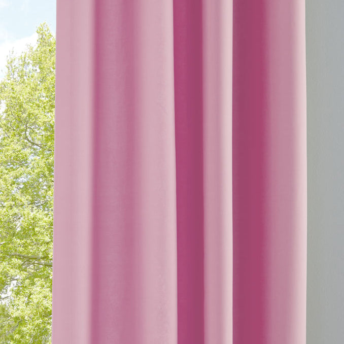 Vorhang Blickdicht Gardine Matt Lichtdurchlässig »PALERMO« mit Ösen und Raffhalter Dekoschal 10000265 Rosa HxB 245x140 cm Vorhang 10000265rosa | Gardinenbox.de