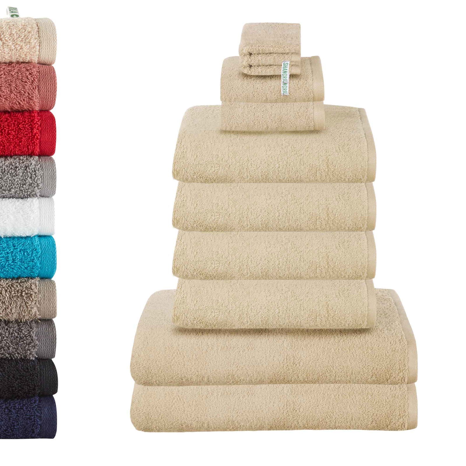 10er Set 2 Waschhandschuhe 15x20 cm 2 Gästetücher 30x50 4 Handtücher 50x100 cm 2 Badetücher BxL 70x140 cm »Montreal« 100% Bio Baumwolle 2020100-1-2-3-10er Beige 15x20, 30x50, 50x100, 70x140 cm Frottee 10er_Set_2_Waschhandschuhe_15x20_cm_2_Gastetucher_30x50_4_Handtucher_50x100_cm_2_Badetucher_BxL_70x140_cm_Montreal_100_Bio_Baumwolle_2020100-1-2-3-10er_-_Gardinenbox.de_-_-366666 | Gardinenbox.de
