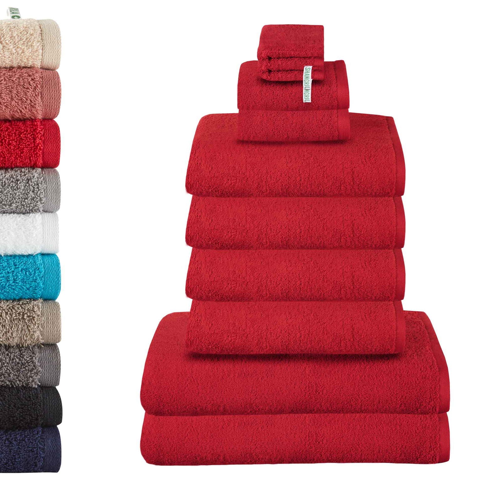 10er Set 2 Waschhandschuhe 15x20 cm 2 Gästetücher 30x50 4 Handtücher 50x100 cm 2 Badetücher BxL 70x140 cm »Montreal« 100% Bio Baumwolle 2020100-1-2-3-10er Rot 15x20, 30x50, 50x100, 70x140 cm Frottee 10er_Set_2_Waschhandschuhe_15x20_cm_2_Gastetucher_30x50_4_Handtucher_50x100_cm_2_Badetucher_BxL_70x140_cm_Montreal_100_Bio_Baumwolle_2020100-1-2-3-10er_-_Gardinenbox.de_-_-366687 | Gardinenbox.de