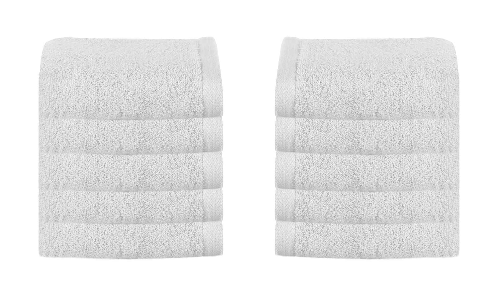 10er Set Gästetücher Frottee Premium Qualität »Montreal« 500 g/m² 100% Bio Baumwolle Kuschelig Made in Green 2020101-10 Weiß Frottee 10er_Set_Gastetucher_Frottee_Premium_Qualitat_Montreal_500_g-m_100_Bio_Baumwolle_Kuschelig_Made_in_Green_2020101-10_-_Gardinenbox.de_-_-3667235 | Gardinenbox.de