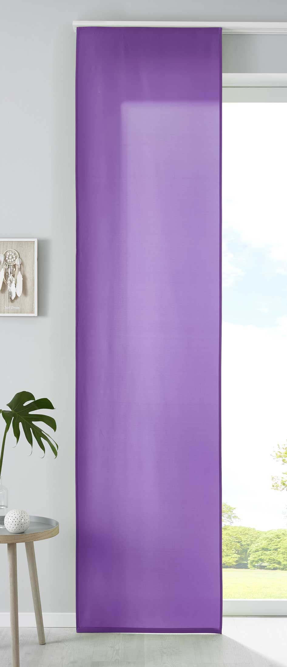 1er Set Schiebegardine Flächenvorhang Mikrofaser Vorhang Gardine Raumteiler Matt Paneelwagen Beschwerungsstange 85600N Schiebegardine 1er_Set_Schiebegardine_Flachenvorhang_Mikrofaser_Vorhang_Gardine_Raumteiler_Matt_Paneelwagen_Beschwerungsstange_85600N_-_Gardinenbox.de_-_-3667885 | Gardinenbox.de