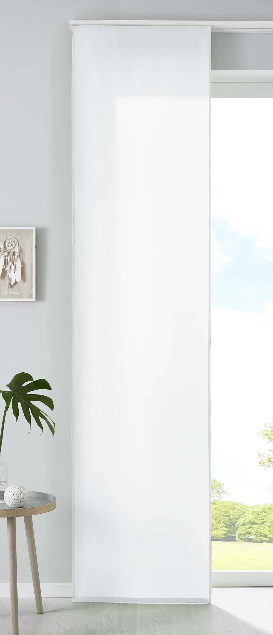 1er Set Schiebegardine Flächenvorhang Mikrofaser Vorhang Gardine Raumteiler Matt Paneelwagen Beschwerungsstange 85600N Schiebegardine 1er_Set_Schiebegardine_Flachenvorhang_Mikrofaser_Vorhang_Gardine_Raumteiler_Matt_Paneelwagen_Beschwerungsstange_85600N_-_Gardinenbox.de_-_-3668190 | Gardinenbox.de