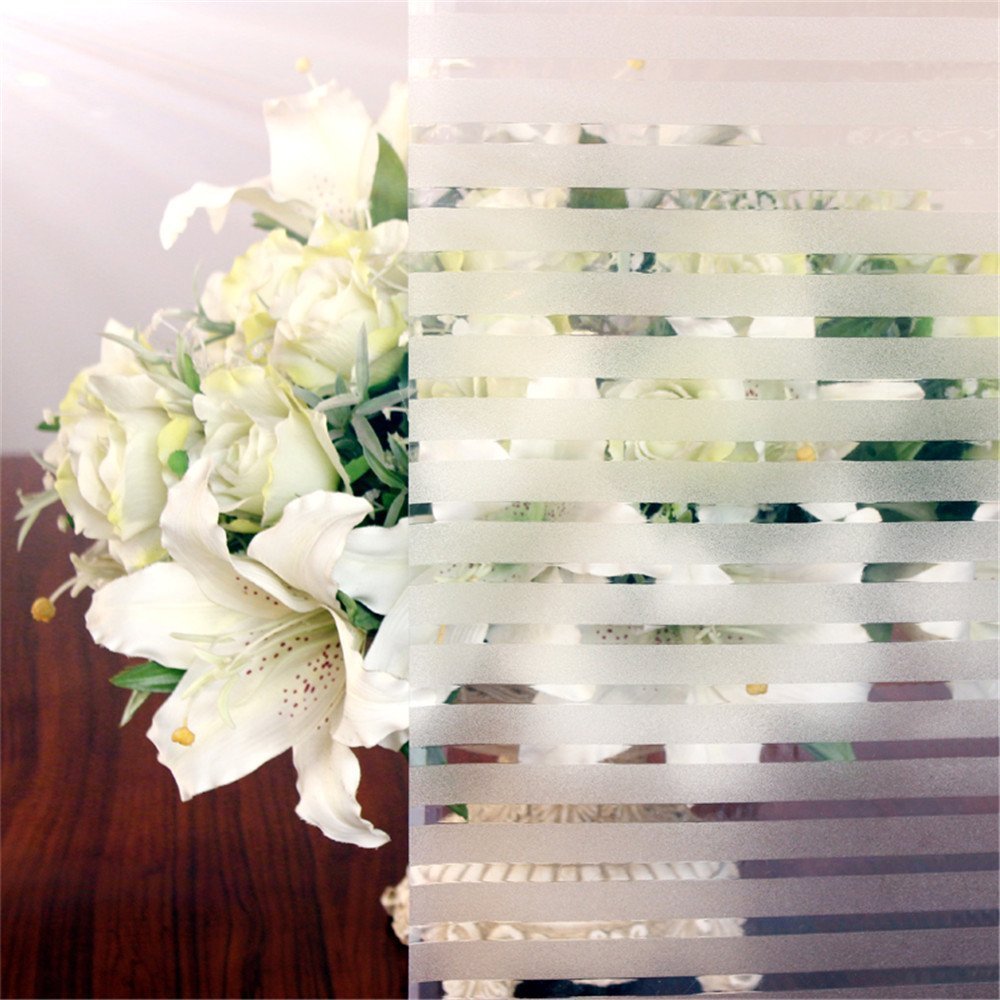 Fensterfolie selbsthaftend Sichtschutzfolie Anti-UV statische Haftung Folie selbstklebend 201916000 Folien 2019032-streifen_25mm_1_1 | Gardinenbox.de