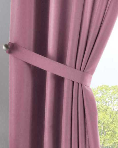 Vorhang Verdeckte Schlaufen Cationic »JENA« Blickdicht Leinen Optik Gardine Meliert Gardinenband mit Raffhalter 2019037 Vorhang 2019037_03_rosa_6bbe139f-530a-4df4-a1b0-df5de6564dde | Gardinenbox.de