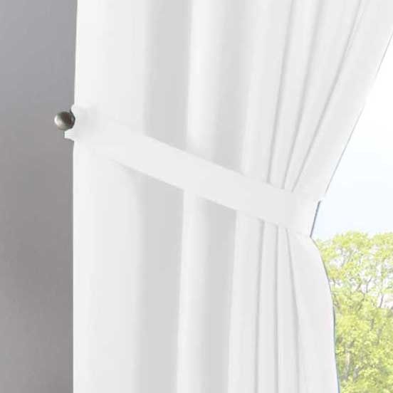 Vorhang Verdeckte Schlaufen Cationic »JENA« Blickdicht Leinen Optik Gardine Meliert Gardinenband mit Raffhalter 2019037 Vorhang 2019037_03_weiss_53011fbf-c977-48f2-a0e5-6dc1ac4da356 | Gardinenbox.de
