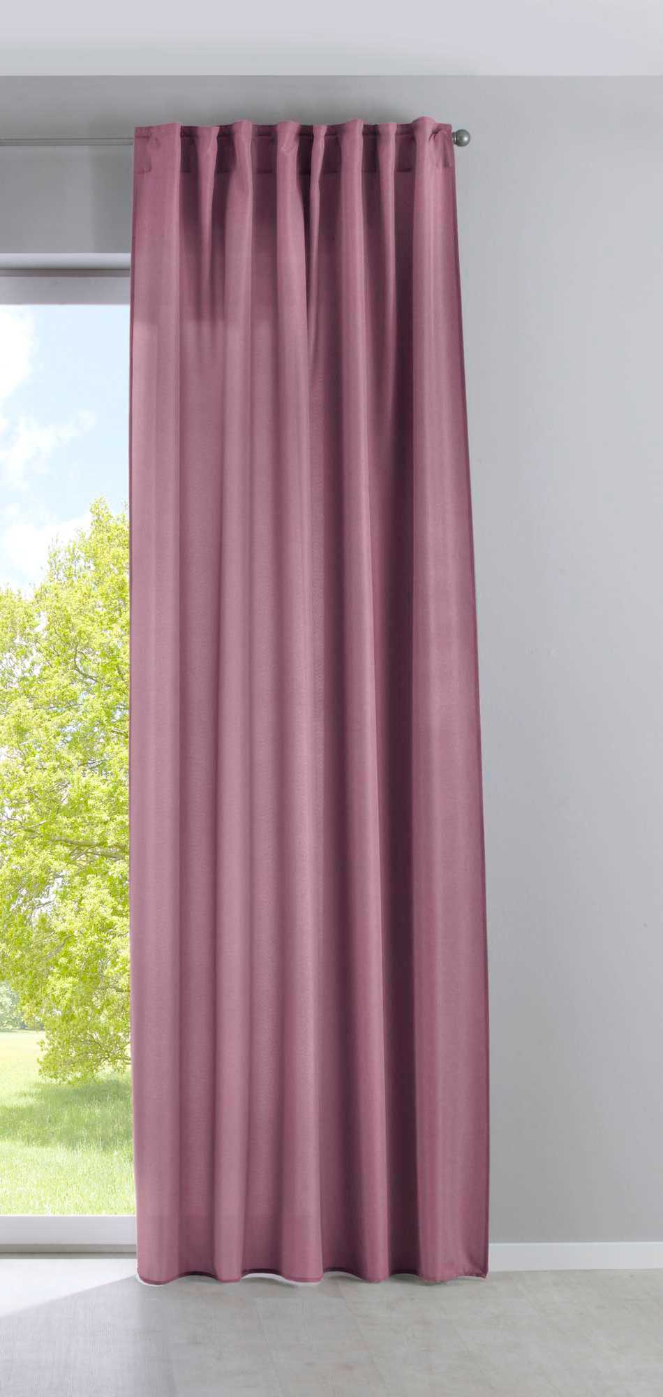 Vorhang Verdeckte Schlaufen Cationic »JENA« Blickdicht Leinen Optik Gardine Meliert Gardinenband mit Raffhalter 2019037 Vorhang 2019037altrosa-gerade_d26284c2-6d65-4443-9d4a-21bca1690512 | Gardinenbox.de