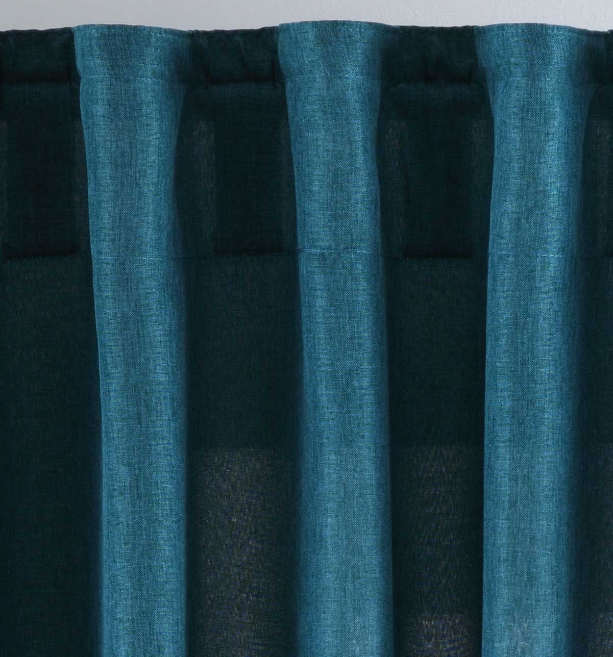 Vorhang Verdeckte Schlaufen Cationic »JENA« Blickdicht Leinen Optik Gardine Meliert Gardinenband mit Raffhalter 2019037 Vorhang 2019037gruen-st_f928a6fb-792d-45f1-ade1-d3423462874e | Gardinenbox.de