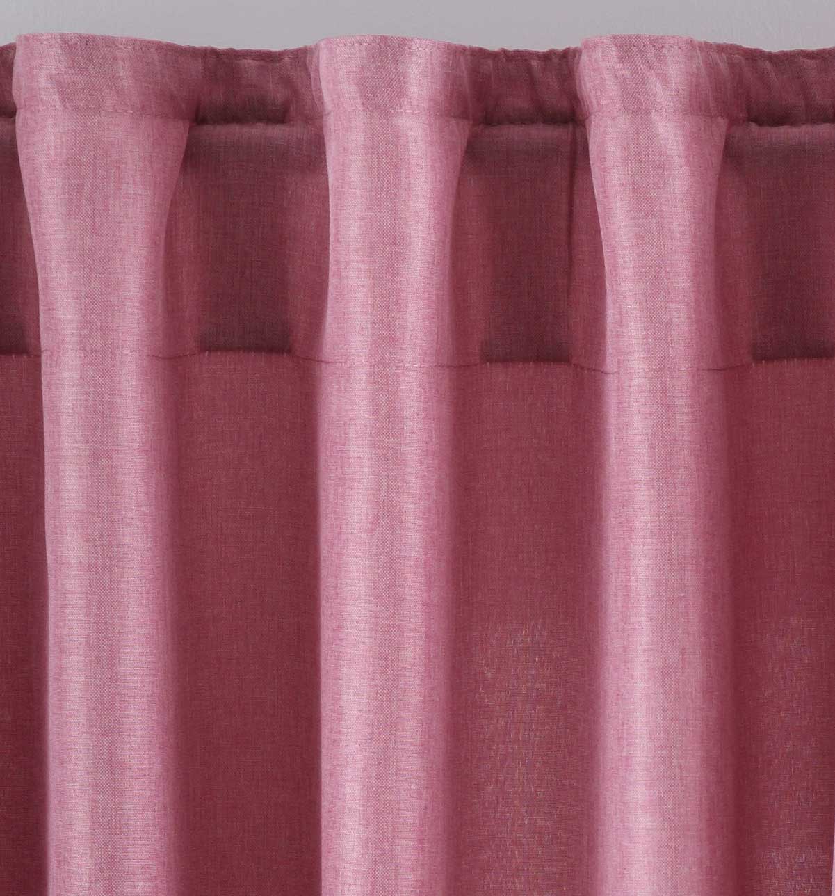 Vorhang Verdeckte Schlaufen Cationic »JENA« Blickdicht Leinen Optik Gardine Meliert Gardinenband mit Raffhalter 2019037 Vorhang 2019037rosa-st_31ad08ff-c910-4f96-9d57-a1cbbb73f067 | Gardinenbox.de