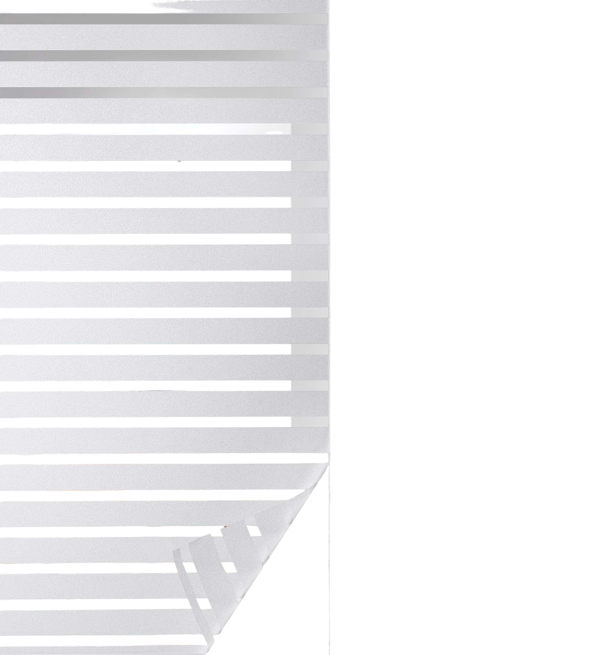 Fensterfolie selbsthaftend Sichtschutzfolie Anti-UV statische Haftung Folie selbstklebend 201916000 Folien 201916000streifen_25_mm-crop | Gardinenbox.de