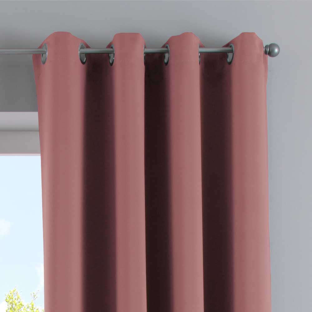 Vorhänge Blickdicht »NewYork« 2er-Pack Thermo-Gardinen Verdunkelungsvorhang Blackout Ösen schalldämmend UV-Schutz Raffhalter 201920600-2 Vorhang Set 201920600_altrosa_3_cf029d02-adb5-497d-b9c2-0bd1c78b79bb | Gardinenbox.de