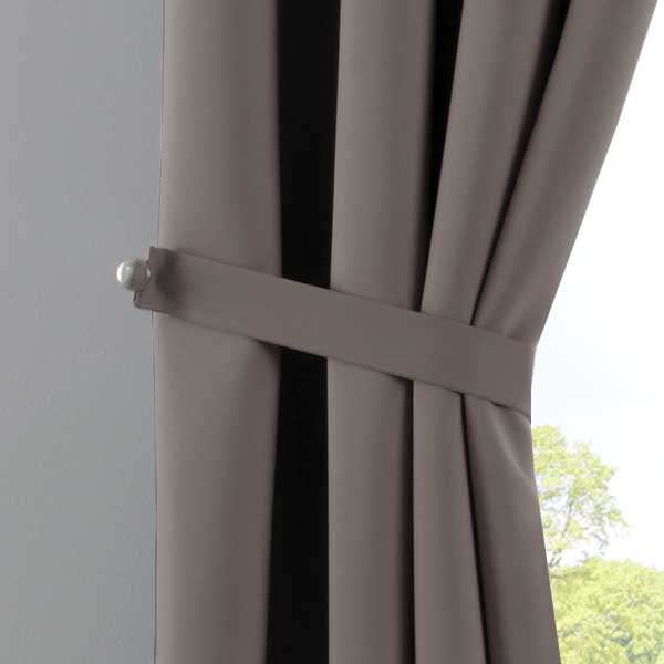 Vorhänge Blickdicht »NewYork« 2er-Pack Thermo-Gardinen Verdunkelungsvorhang Blackout Ösen schalldämmend UV-Schutz Raffhalter 201920600-2 Vorhang Set 201920600_taupe_4_d6b977c5-13b4-479b-a7d4-f0c301b6975e | Gardinenbox.de