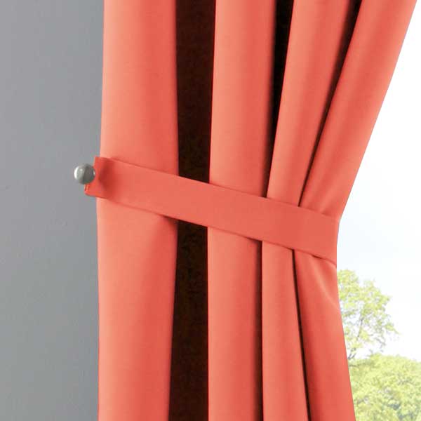 Vorhang Blickdicht »NewYork« 1er-Pack Thermo-Gardine Verdunkelungsvorhang Blackout Ösen schalldämmend UV-Schutz Raffhalter 201920600 Vorhang 201920600coralle_4 | Gardinenbox.de