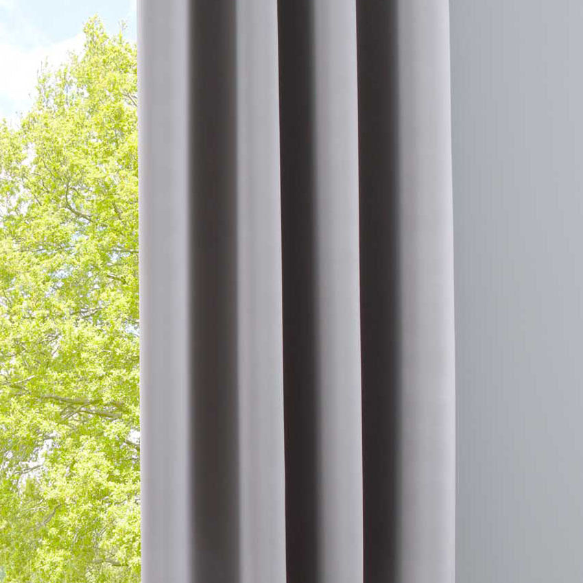 Vorhang Blickdicht »NewYork« 1er-Pack Thermo-Gardine Verdunkelungsvorhang Blackout Ösen schalldämmend UV-Schutz Raffhalter 201920600 Grau HxB 225x140 cm Vorhang 201920600grau | Gardinenbox.de