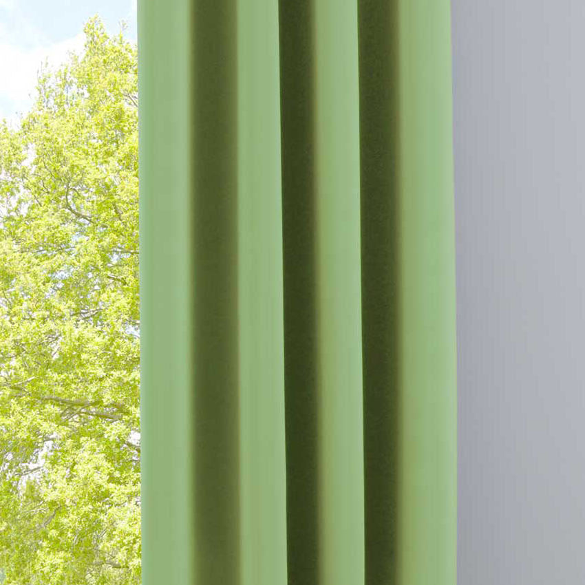 Vorhang Blickdicht »NewYork« 1er-Pack Thermo-Gardine Verdunkelungsvorhang Blackout Ösen schalldämmend UV-Schutz Raffhalter 201920600 Grün HxB 225x140 cm Vorhang 201920600gruen | Gardinenbox.de