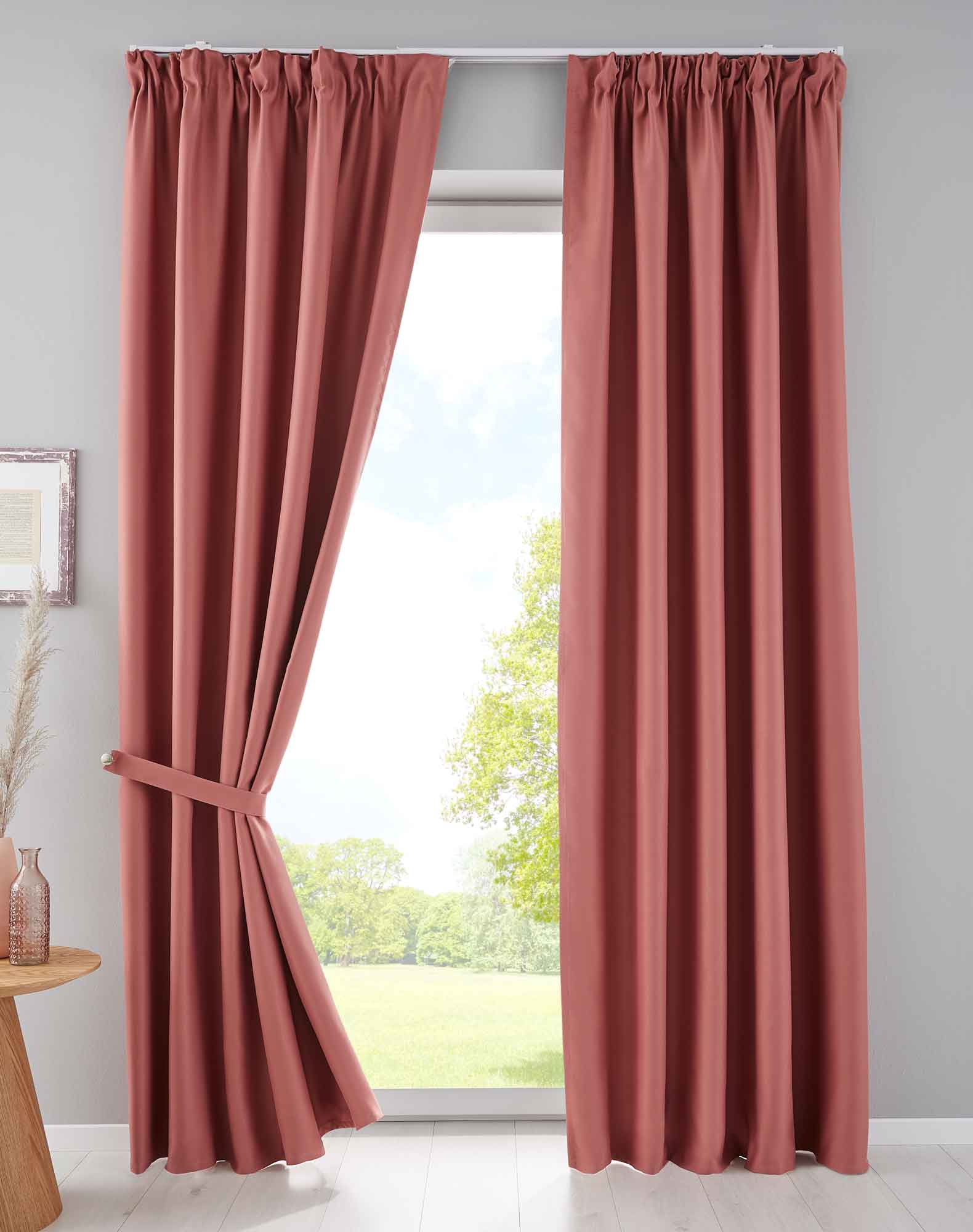 2er Set Verdunkelungsvorhänge Blickdicht »NewYork« verdeckte Schlaufen Thermo-Gardine Blackout schalldämmend Kräuselband 202020610-2 Altrosa HxB 245x295 cm Vorhang Set 202020610-2altrosa_310dccbb-0d38-4f23-b980-8c3e820c4a03 | Gardinenbox.de