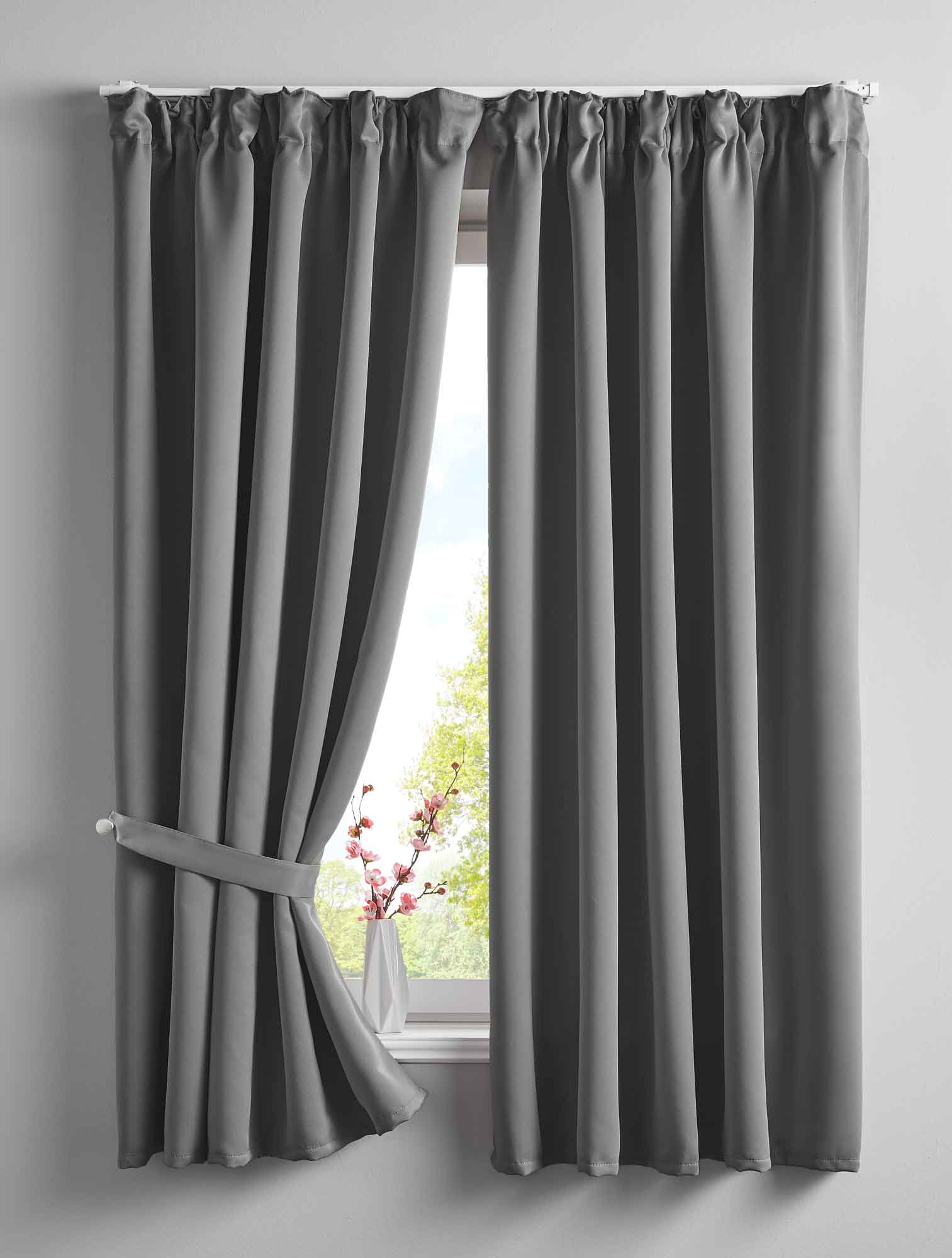 2er Set Verdunkelungsvorhänge Blickdicht »NewYork« verdeckte Schlaufen Thermo-Gardine Blackout schalldämmend Kräuselband 202020610-2 Dunkelgrau HxB 160x140 cm Vorhang Set 202020610-2dunkelgrau-160 | Gardinenbox.de