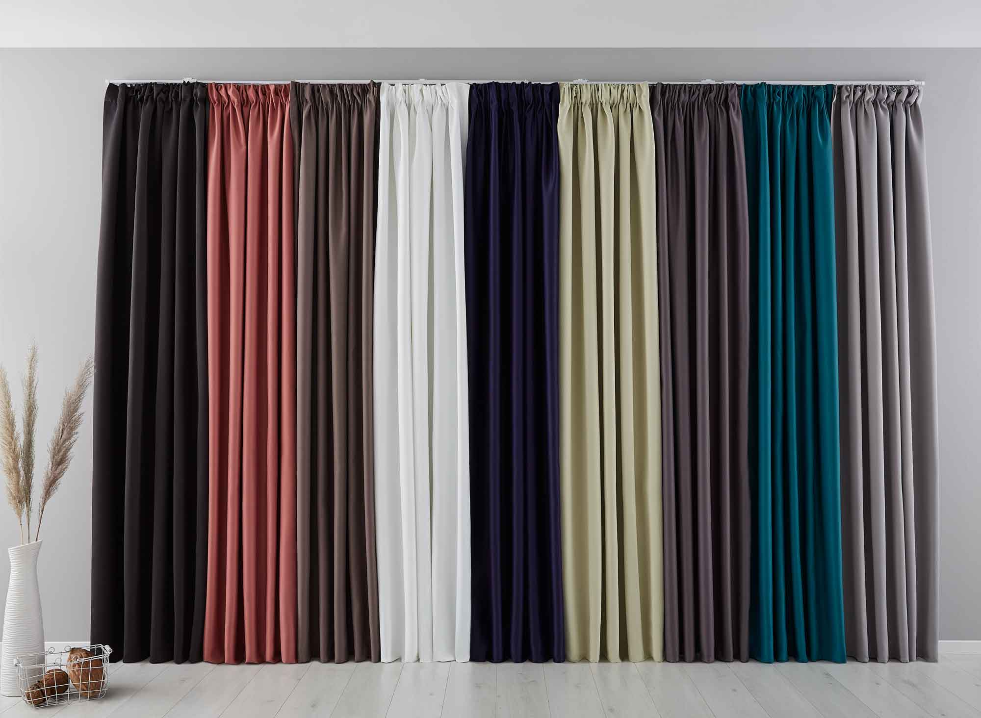 2er Set Verdunkelungsvorhänge Blickdicht »NewYork« verdeckte Schlaufen Thermo-Gardine Blackout schalldämmend Kräuselband 202020610-2 Vorhang Set 202020610-2var | Gardinenbox.de