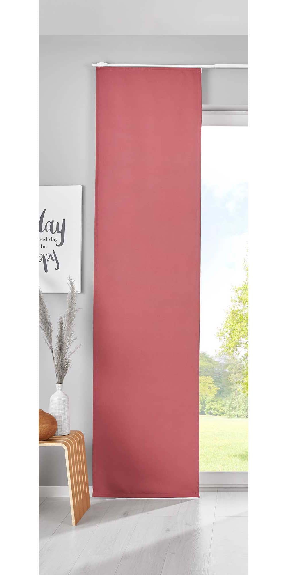 Verdunkelung Schiebegardine »NewYork« Flächenvorhang Paneelwagen Blickdicht Thermo-Schiebevorhang 202020680 Altrosa HxB 225x60 cm Schiebegardine 202020680altrosa | Gardinenbox.de