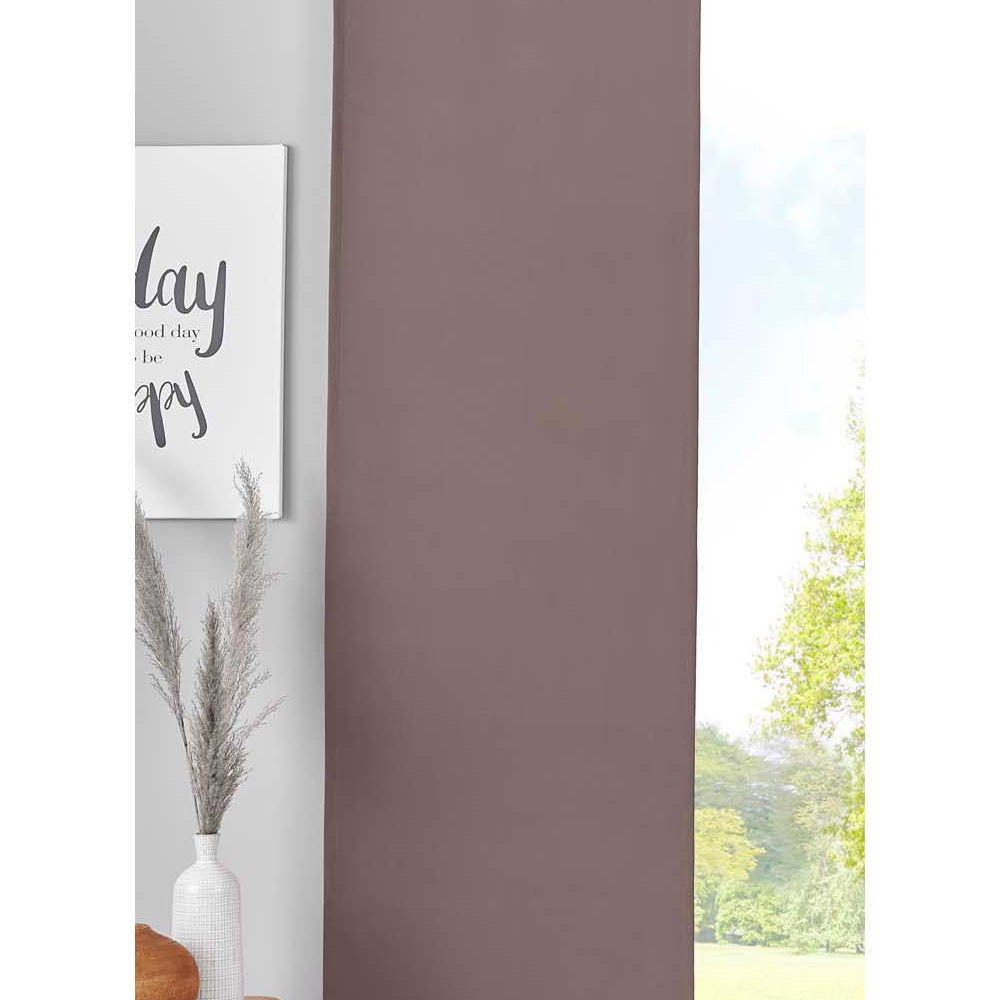 Verdunkelung Schiebegardine »NewYork« Flächenvorhang Paneelwagen Blickdicht Thermo-Schiebevorhang 202020680 Taupe HxB 225x60 cm Schiebegardine 202020680taupe | Gardinenbox.de