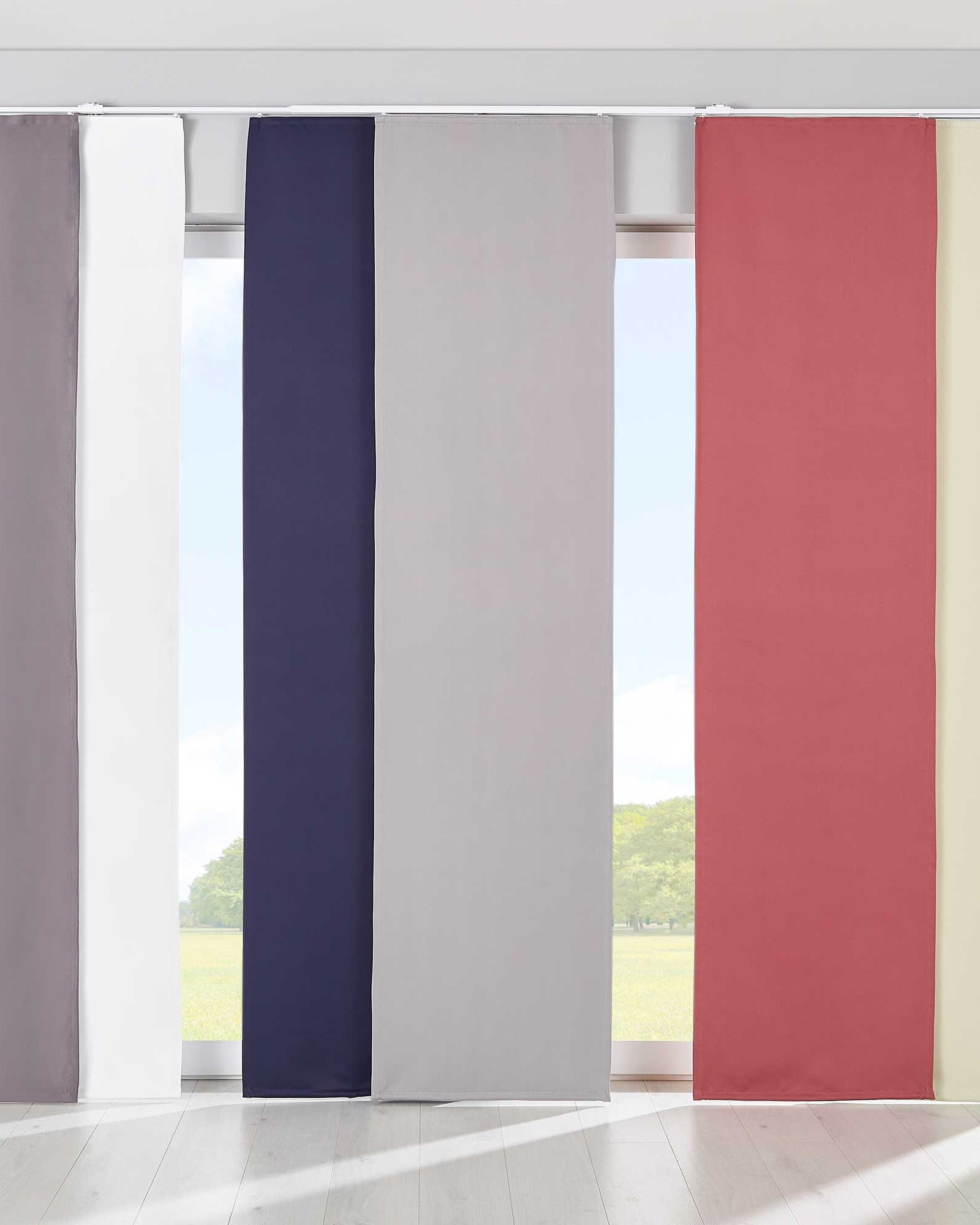 Verdunkelung Schiebegardine »NewYork« Flächenvorhang Paneelwagen Blickdicht Thermo-Schiebevorhang 202020680 Schiebegardine 202020680var | Gardinenbox.de