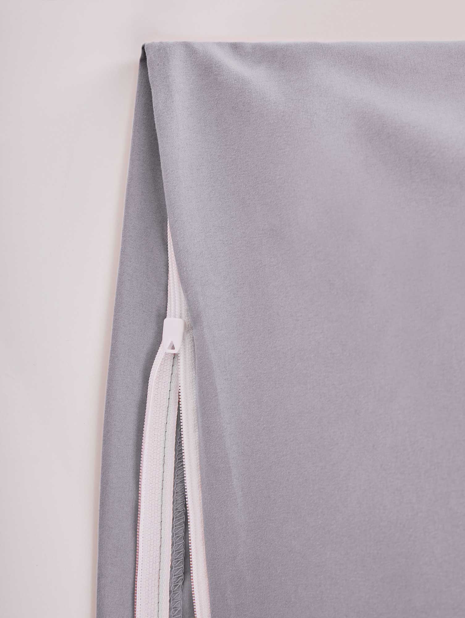 Bio Baumwolle Bettwäsche Set »Bremen« Kissenbezug Bettbezug Reißverschluss Hautfreundlich 202091 Bettwäsche 202090_05-Grau__1 | Gardinenbox.de