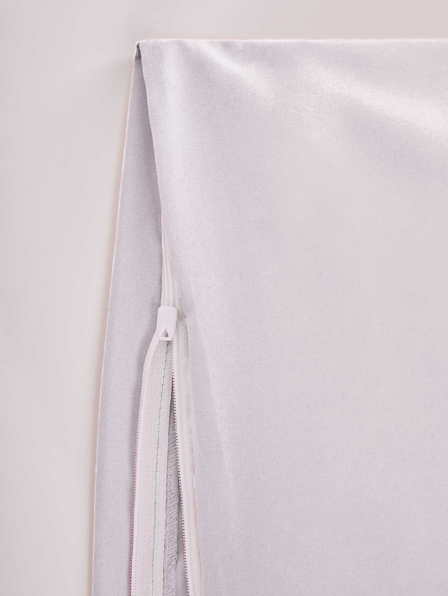 Bio Baumwolle Bettwäsche Set »Bremen« Kissenbezug Bettbezug Reißverschluss Hautfreundlich 202091 Bettwäsche 202090_05-weiss__1 | Gardinenbox.de