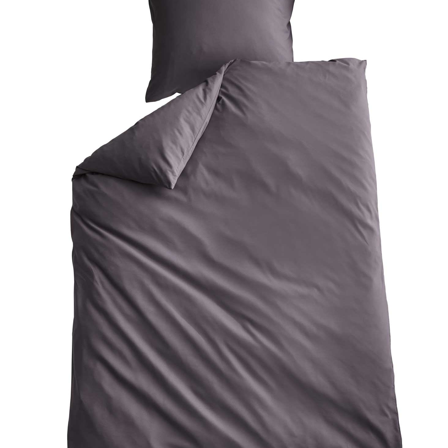 Bettwäsche Set Microsatin »Berlin« Kissenbezug Bettbezug Reißverschluss Hautfreundlich 202090 Dunkelgrau BxL 135x200 cm Bettwäsche 202090dunkelgrau | Gardinenbox.de