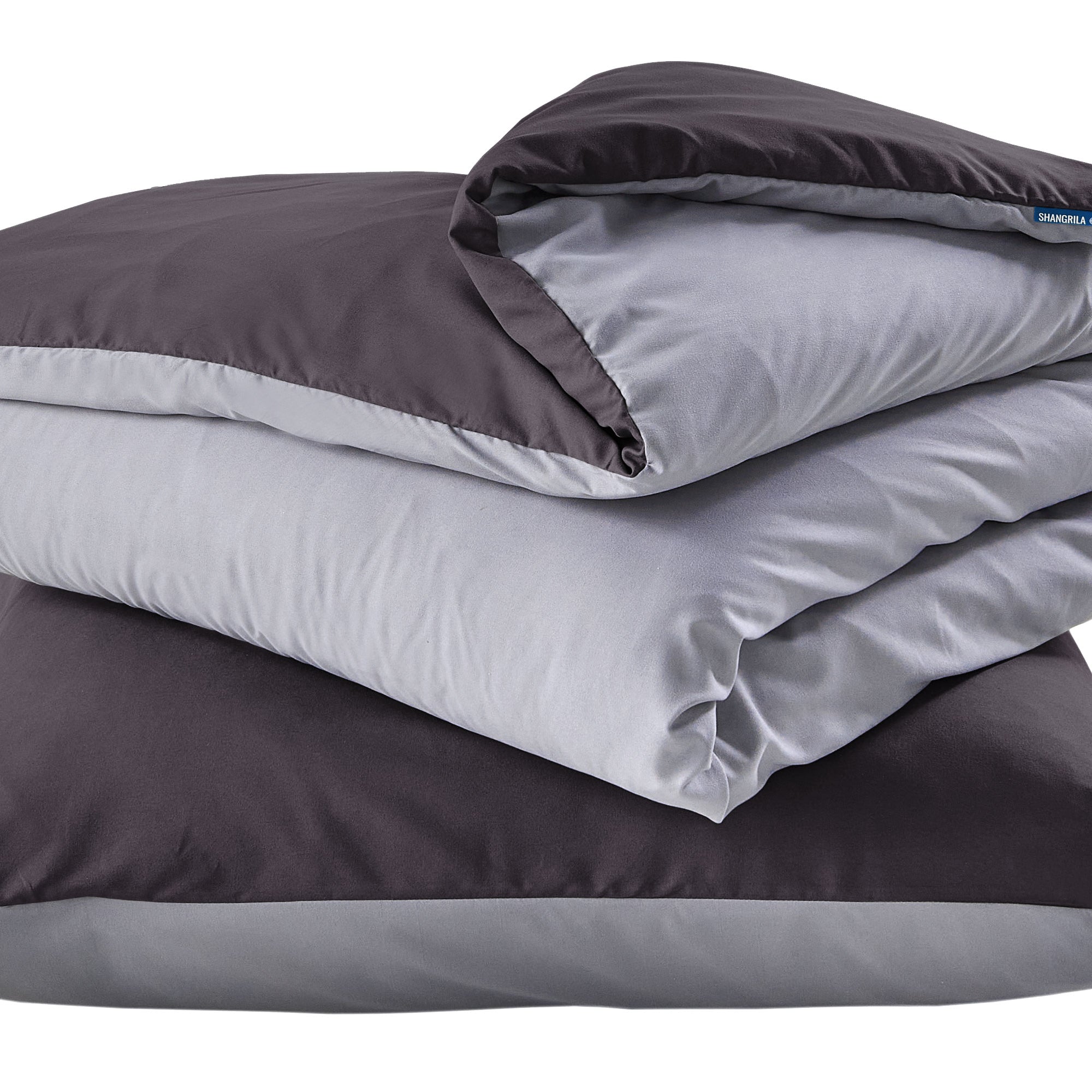 Bettwäsche Set Microsatin »Berlin« Kissenbezug Bettbezug Reißverschluss Hautfreundlich 202090 Dunkelgrau Grau BxL 135x200 cm Bettwäsche 202090dunkelgrau_grau | Gardinenbox.de