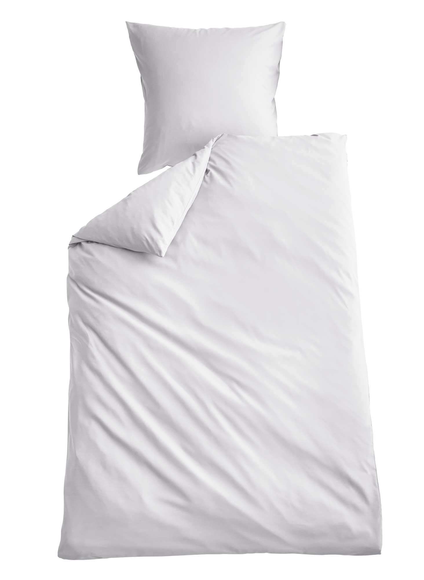 Bettwäsche Set Microsatin »Berlin« Kissenbezug Bettbezug Reißverschluss Hautfreundlich 202090 Weiß BxL 135x200 cm Bettwäsche 202090weiss | Gardinenbox.de