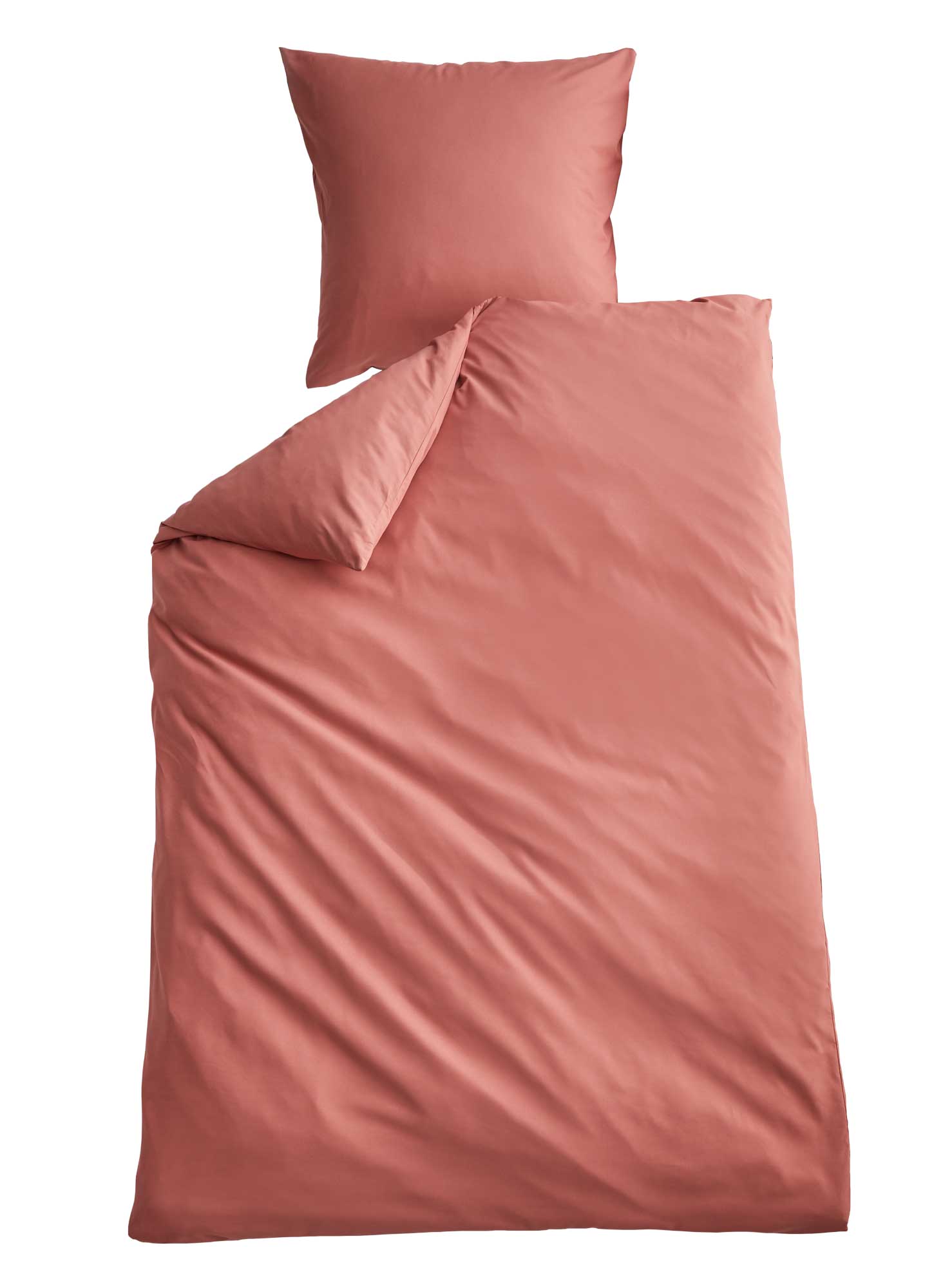 Bio Baumwolle Bettwäsche Set »Bremen« Kissenbezug Bettbezug Reißverschluss Hautfreundlich 202091 Altrosa BxL 135x200 cm Bettwäsche 202091altrosa | Gardinenbox.de