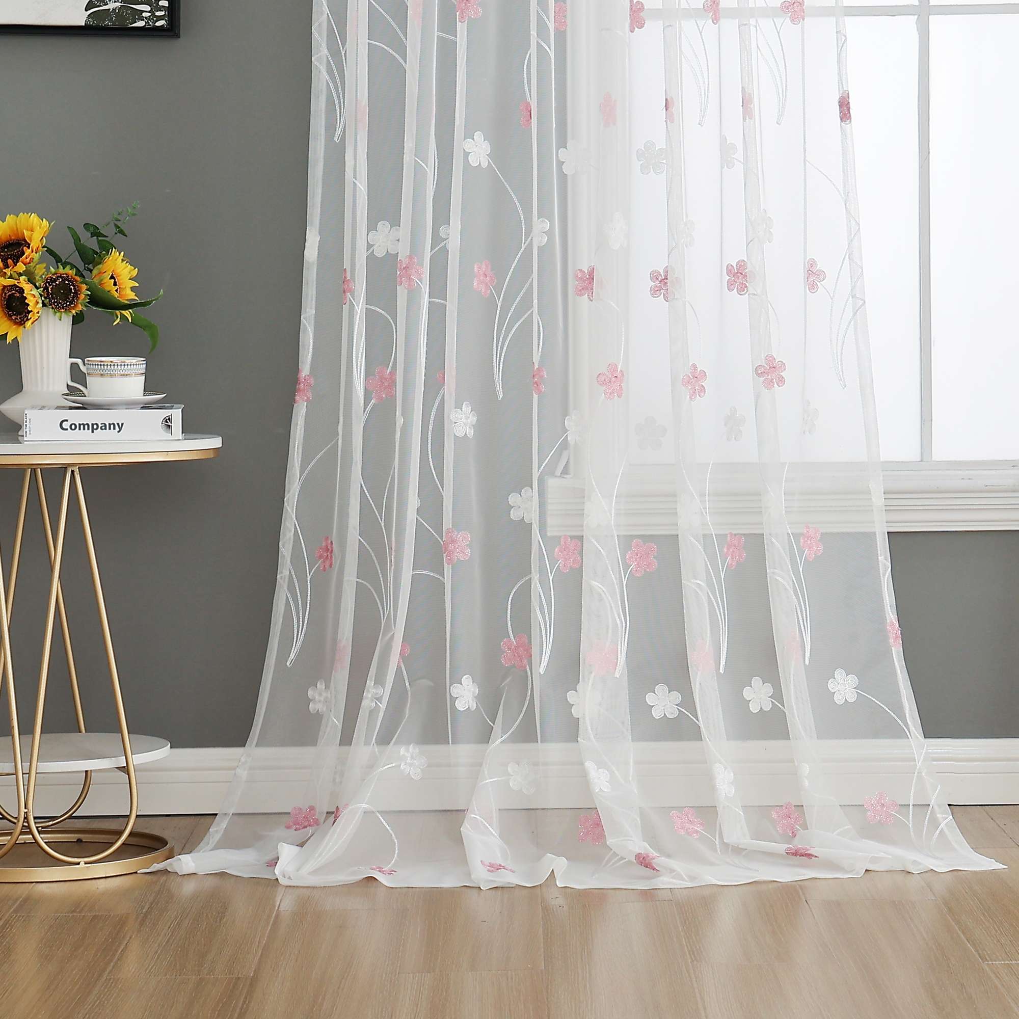 Gardine Raschel Stickerei Design »Florenz« Multiband für Gardinenschiene und Gardinenstange Elegante Fensterdekoration 2023200 01 Gardinenschal 202320001 | Gardinenbox.de