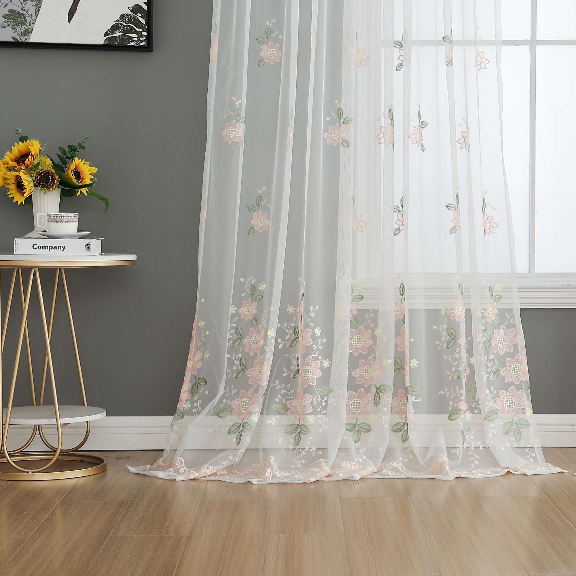 Gardine Raschel Stickerei Design »Florenz« Multiband für Gardinenschiene und Gardinenstange Elegante Fensterdekoration 2023200 09 Gardinenschal 202320009 | Gardinenbox.de