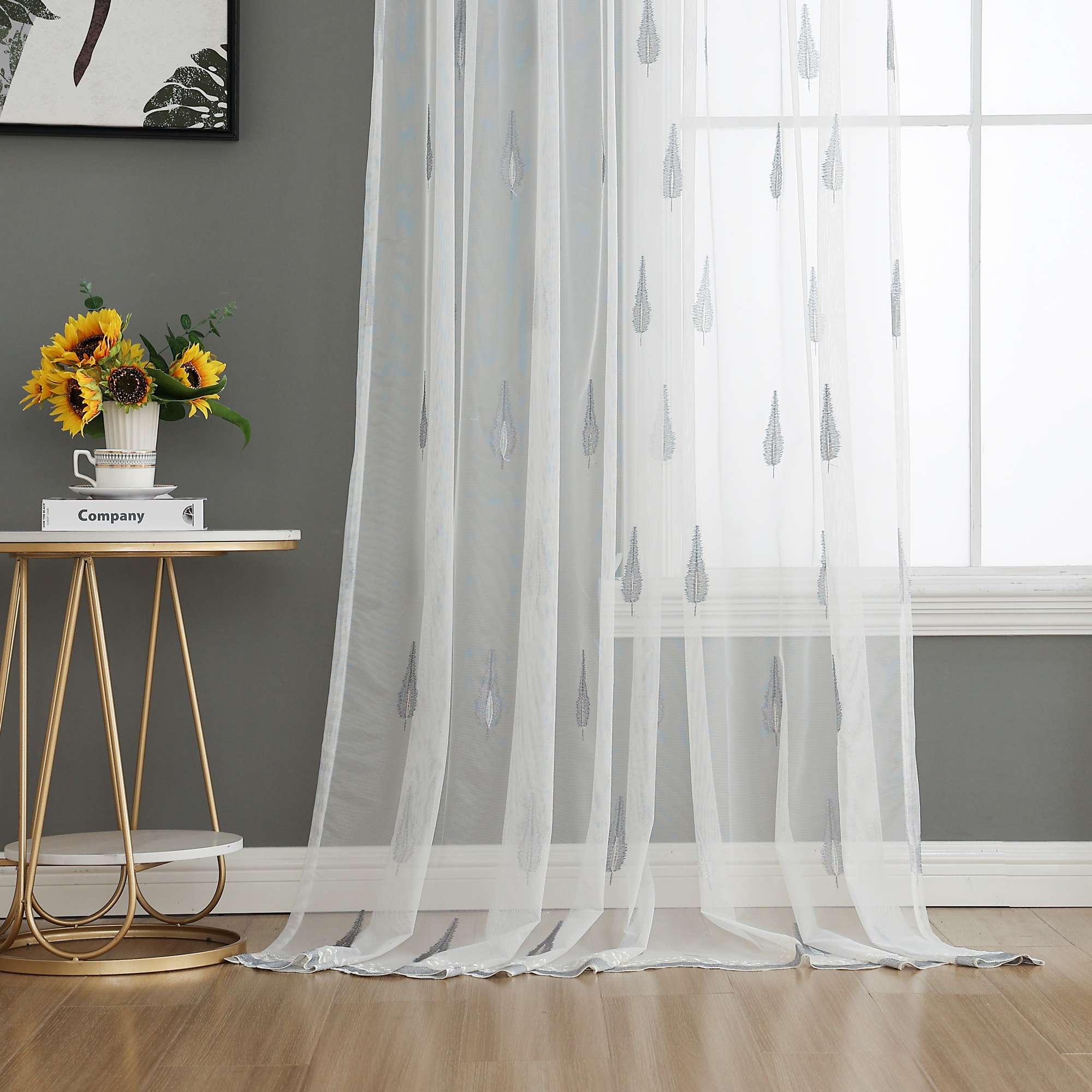 Gardine Raschel Stickerei Design »Florenz« Multiband für Gardinenschiene und Gardinenstange Elegante Fensterdekoration 2023200 11 Gardinenschal 202320011 | Gardinenbox.de