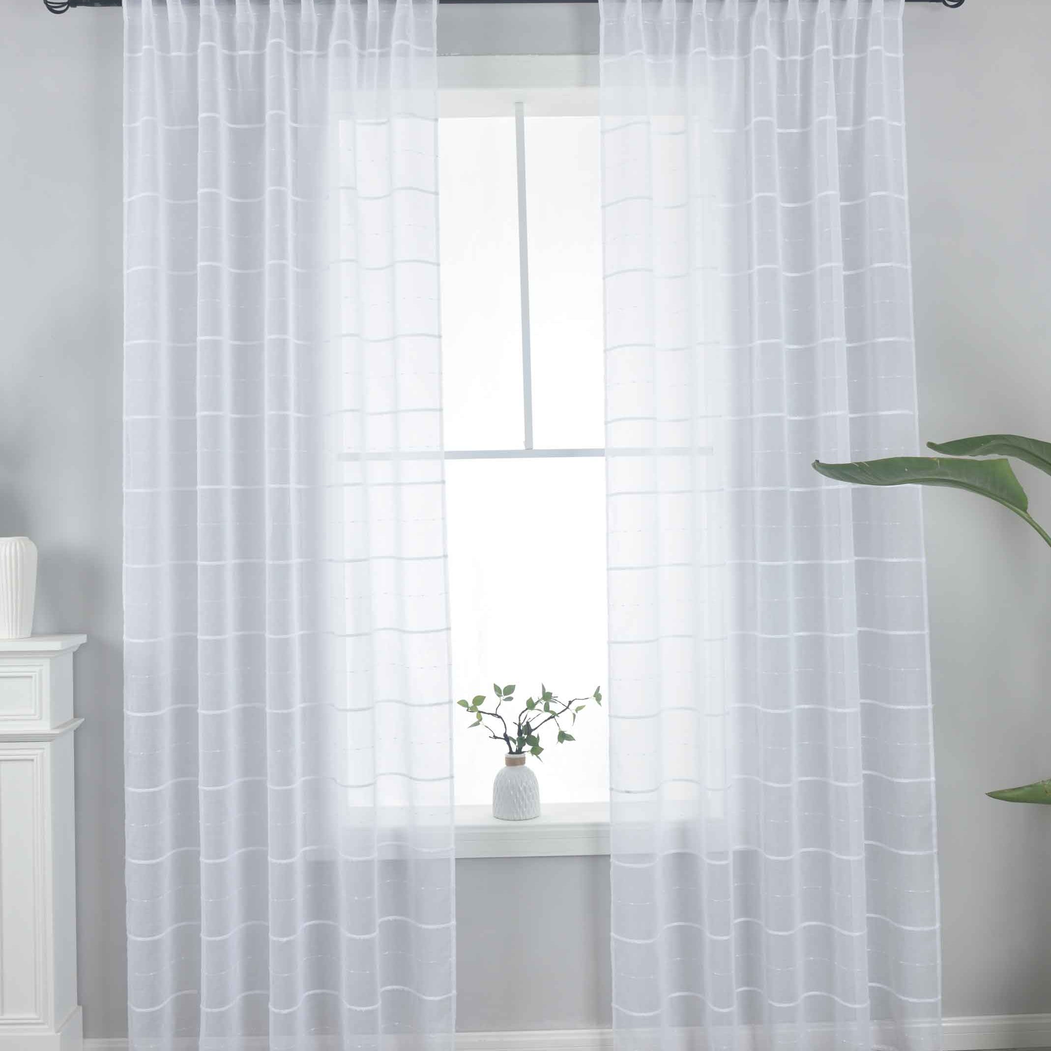 2er Set Gardine »VALENCIA« Multiband Aufhängung Scherli Transparent Leinen-Optik 2023400-408S-2 Natur Classic Gardinen Set 2023400-408S-2natur_classic | Gardinenbox.de