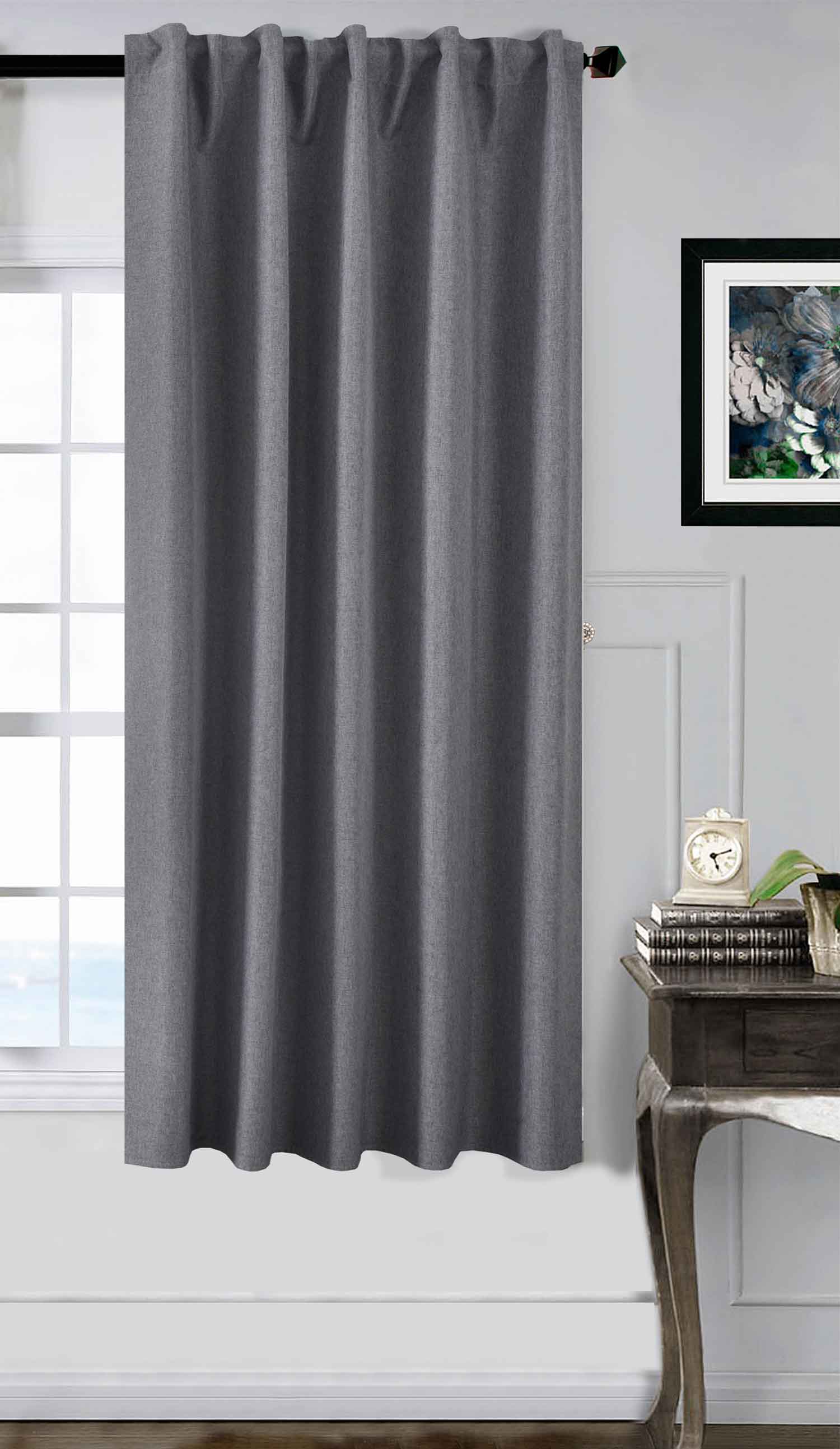 Premium Verdunkelungsvorhang »BOSTON Dark« 100% Verdunkelung mit Multibandaufhängung 2023600 Dunkelgrau HxB 175x140 cm Vorhang 2023600dunkelgrau-175 | Gardinenbox.de