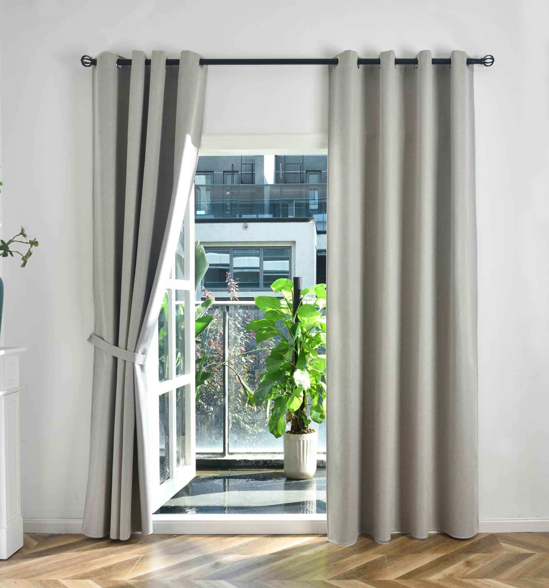 2er Set Verdunkelungsvorhänge Ösen Raffhalter 100% Verdunkelung Blackout »München Dark« Dreischichtige Bindung Fischgrätmuster 202410-2 Sand HxB 245x145 cm Vorhang 202410-2sand_c4efb761-97fa-4665-953d-960b87ba37c8 | Gardinenbox.de