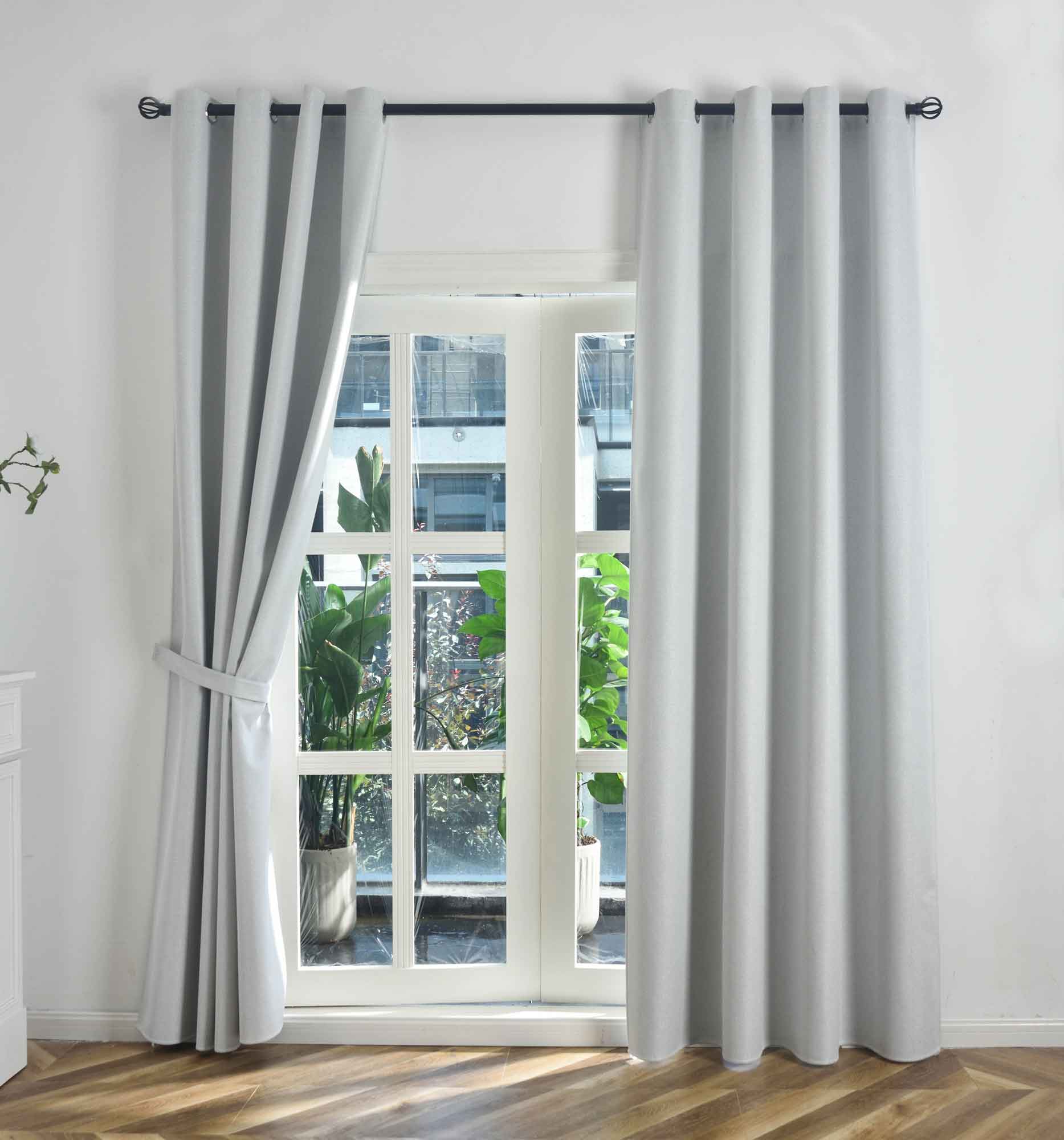 2er Set Verdunkelungsvorhänge Ösen Raffhalter 100% Verdunkelung Blackout »München Dark« Dreischichtige Bindung Fischgrätmuster 202410-2 Stein HxB 245x145 cm Vorhang 202410-2stein_fbcff672-632e-4a6d-a040-1ffc64106a46 | Gardinenbox.de