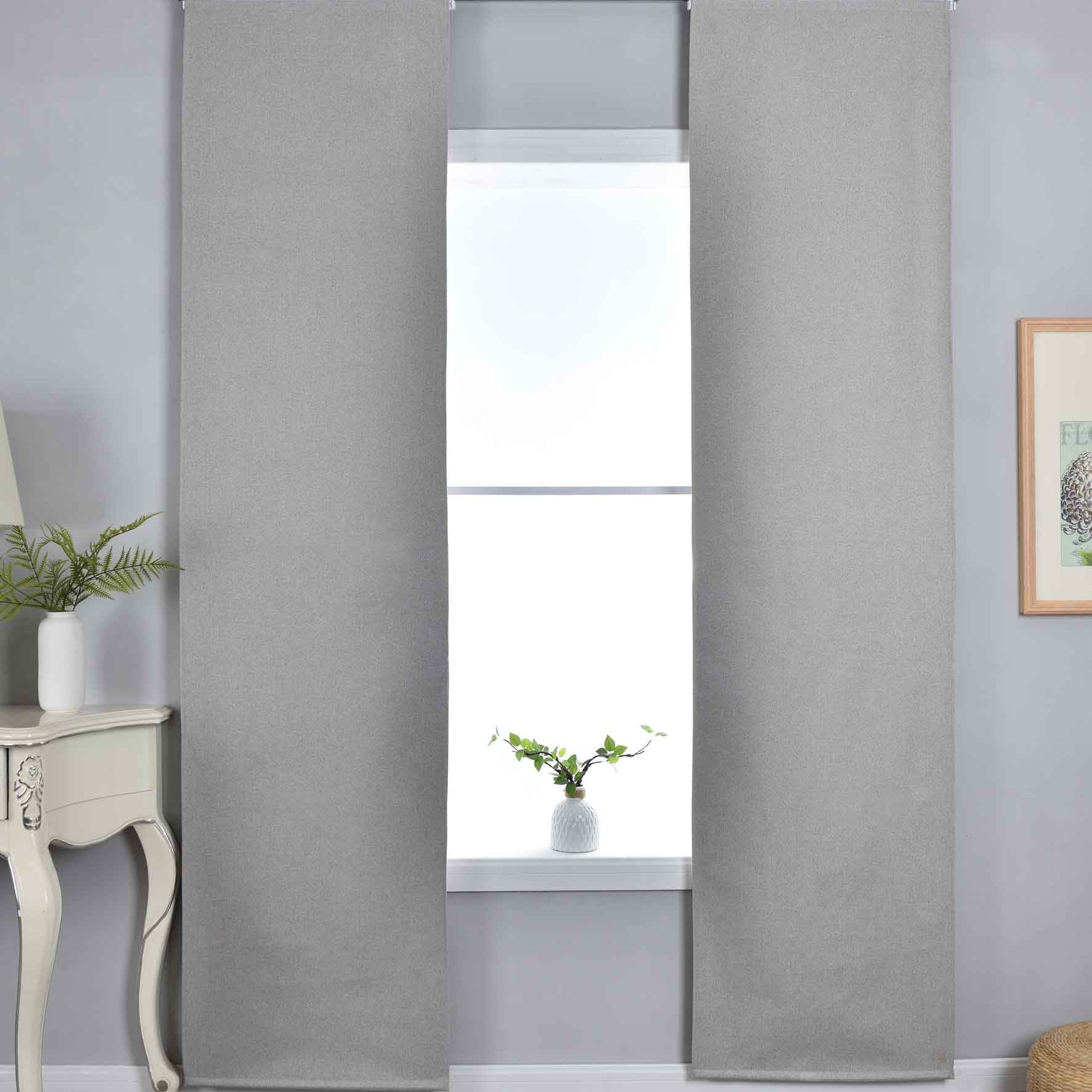 2er Set Flächenvorhänge mit Paneelwagen 100% Verdunkelung Blackout »München Dark« Paneelwagen Dreischichtige Bindung 202410P-2 Sand Schiebegardine 202410P-2sand_088e3970-ae3b-4c28-860e-b5b17d02f9bd | Gardinenbox.de