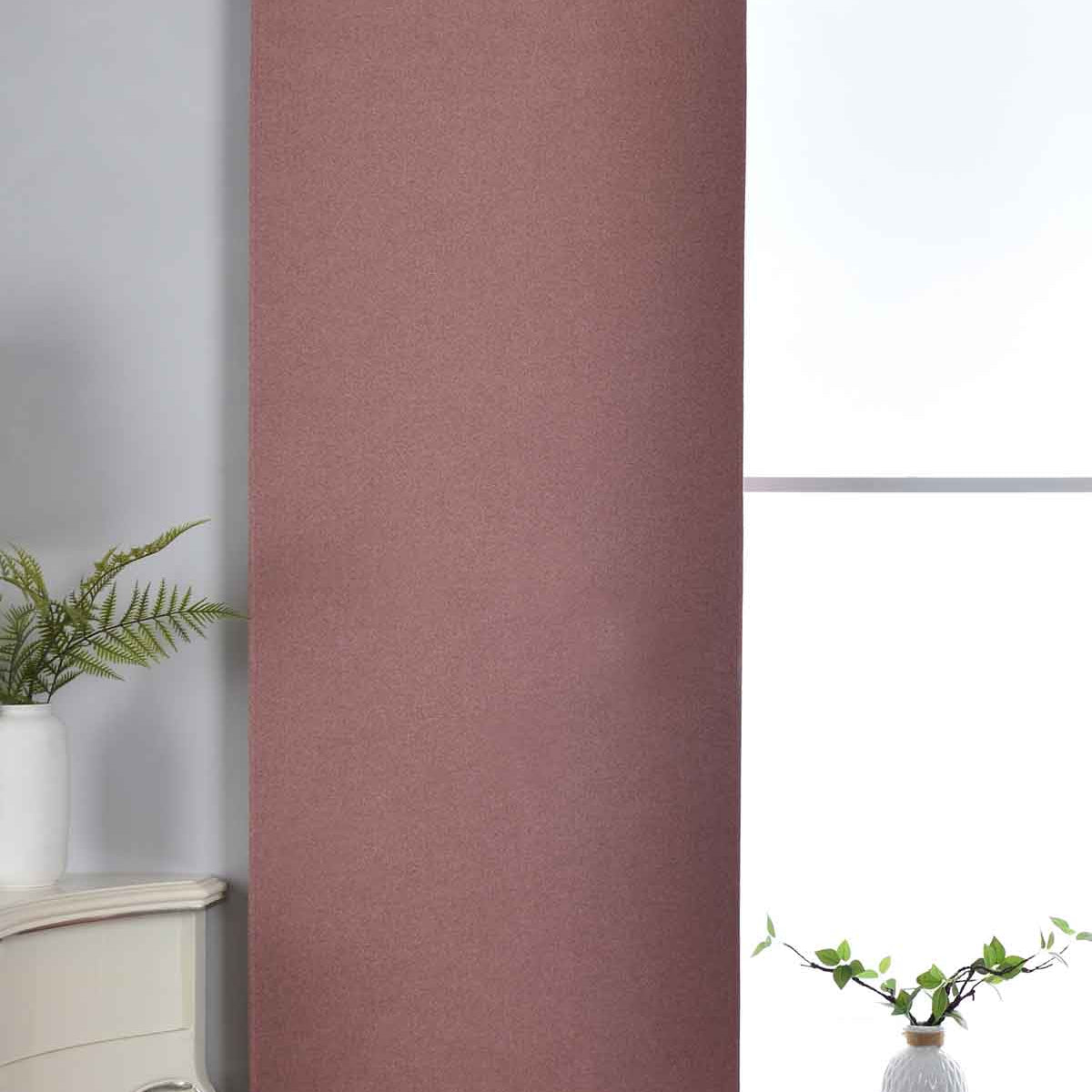 Flächenvorhang mit Paneelwagen 100% Verdunkelung Blackout »München Dark« Paneelwagen Dreischichtige Bindung 202410P Altrosa Schiebegardine 202410Paltrosa_765b4d41-f1ed-4646-b850-00c0b0d1eb7d | Gardinenbox.de